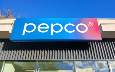 Poznan, Polonya - 28 Eylül 2024: Pepco market logosu.