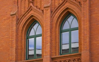 Szczecin, Polonya - 6 Ağustos 2022: Szczecin Deniz Ofisi.