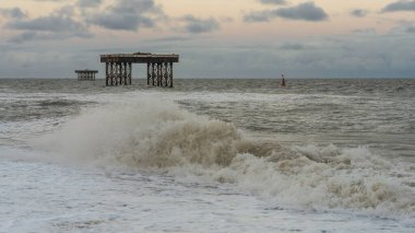 Sizewell, Suffolk, İngiltere, İngiltere 'deki sahil ve kıyı platformları.