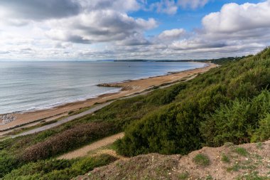 Sahil ve Highcliffe Sahili, Dorset, İngiltere, İngiltere