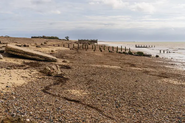 Atherington, Batı Sussex, İngiltere 'de bir fırtına yaklaşıyor.