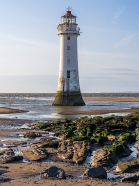 New Brighton Deniz Feneri, Merseyside, İngiltere, İngiltere