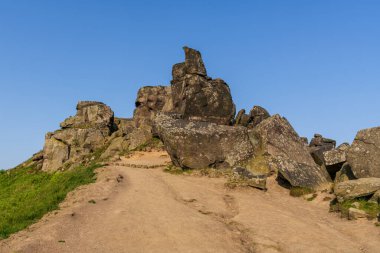 Büyük Broughton yakınlarındaki Wainstone 'lar, Kuzey Yorkshire, İngiltere, İngiltere