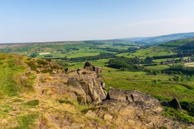 Büyük Broughton yakınlarındaki Wainstone 'lar, Kuzey Yorkshire, İngiltere, İngiltere