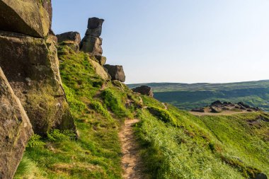 Büyük Broughton yakınlarındaki Wainstone 'lar, Kuzey Yorkshire, İngiltere, İngiltere