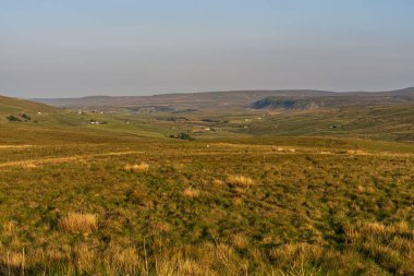 Harwood, Durham County, İngiltere yakınlarındaki Peek District manzarası
