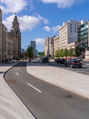 Liverpool, Merseyside, İngiltere - 15 Mayıs 2023: Strand St