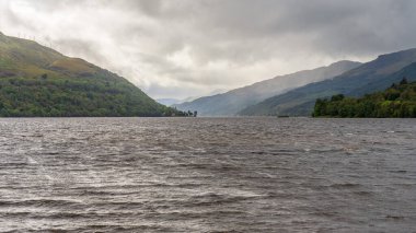 The Loch Long, seen from Arrochar, Argyll and Bute, Scotland, UK clipart