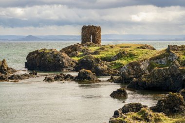 Elie, Fife, İskoçya 'daki Lady' s Tower, İngiltere