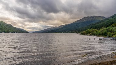 The Loch Long, Arrochar, Argyll and Bute, İskoçya, İngiltere 'den görüldü.