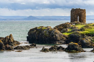 Elie, Fife, İskoçya 'daki Lady' s Tower, İngiltere