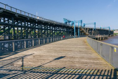Newcastle on Tyne, Tyne and Wear, England, UK - 13 Haziran 2023: The Dunston Staiths and the Tidal Basin