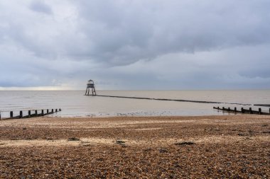 Harwich, Essex, İngiltere 'deki Dovercourt Düşük Deniz Feneri.