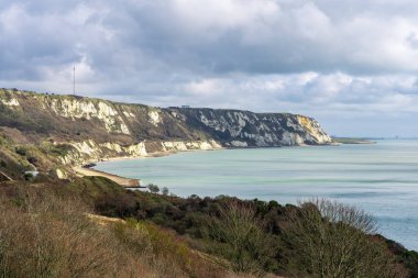 Folkestone Warren Doğa Koruma Alanı ve Doğu Giyim Koyu Folkestone, Kent, İngiltere