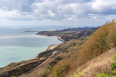 Folkestone Warren Doğa Koruma Alanı ve Doğu Giyim Koyu Folkestone, Kent, İngiltere