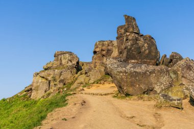 Büyük Broughton yakınlarındaki Wainstone 'lar, Kuzey Yorkshire, İngiltere, İngiltere