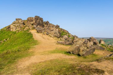 Büyük Broughton yakınlarındaki Wainstone 'lar, Kuzey Yorkshire, İngiltere, İngiltere