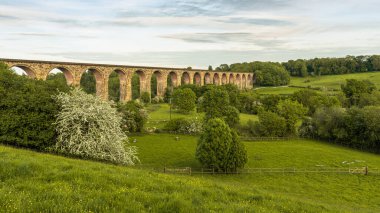 The Cefn Mawr Viaduct near Pentre in Wrexham, Clwyd, Wales, UK clipart