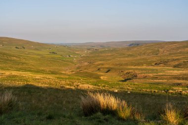 Harwood, Durham County, İngiltere yakınlarındaki Tepe Bölgesi manzarası