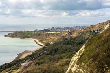 Folkestone Warren Doğa Koruma Alanı ve Doğu Giyim Koyu Folkestone, Kent, İngiltere