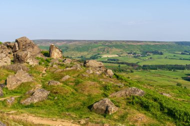 Büyük Broughton yakınlarındaki Wainstone 'lar, Kuzey Yorkshire, İngiltere, İngiltere