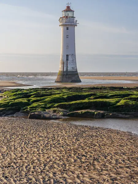New Brighton Deniz Feneri, Merseyside, İngiltere, İngiltere