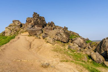 Büyük Broughton yakınlarındaki Wainstone 'lar, Kuzey Yorkshire, İngiltere, İngiltere