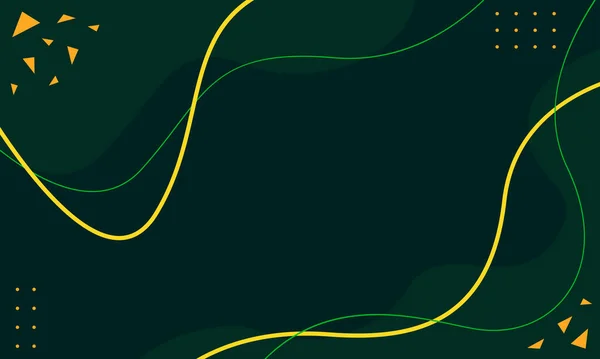 Modern Line Memphis Background. Simple Fluid with Geometry Banner
