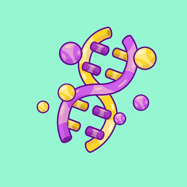 Hand Drawn DNA Structure Illustration Concept