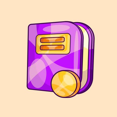 İzometrik Kitap İllüstrasyon Vektörü