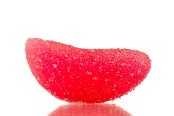 Eine Süße Marmelade Makro Isoliert Auf Weißem Hintergrund — Stockfoto