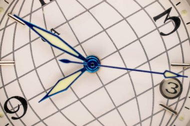 One time dial, macro, top view.