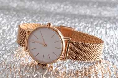 One women's wristwatch, macro.