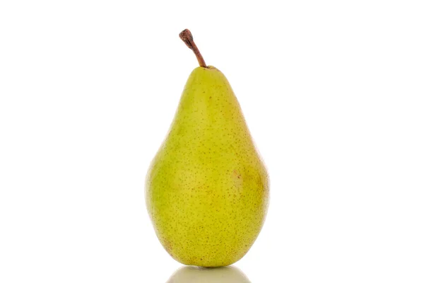 One Ripe Organic Pear Macro Background — Stock Photo, Image