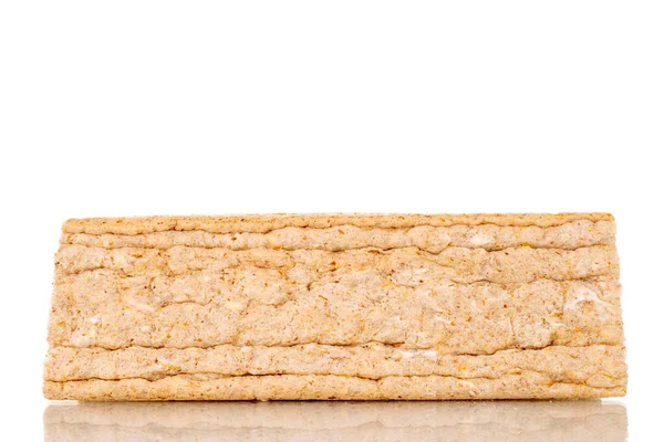 Ένα Ψωμί Σικάλεως Μακρό Απομονωμένο Λευκό Φόντο — Φωτογραφία Αρχείου