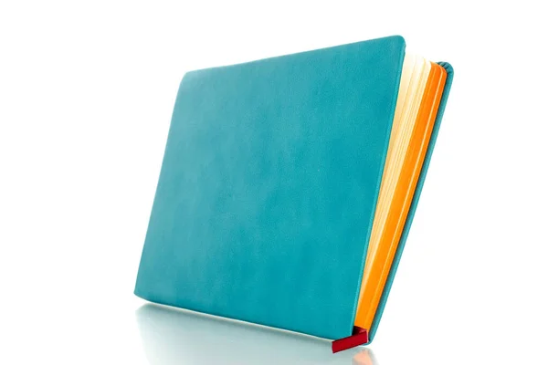 Notebook Macro Isolado Fundo Branco — Fotografia de Stock