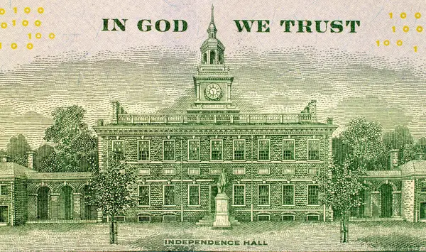 İki kağıt banknot, makro, üst görünüm..