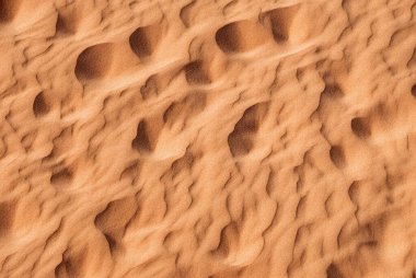 Oluşturulan Resim Sandy yüzeyi, yakın plan, üst görünüm.