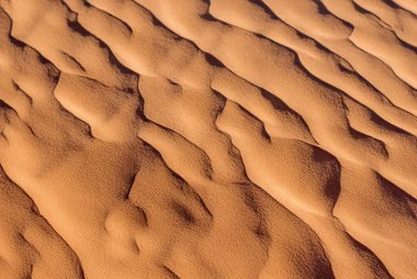 Oluşturulan Resim Sandy yüzeyi, yakın plan, üst görünüm.