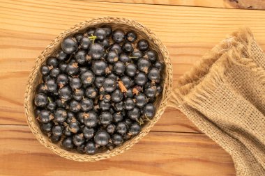 Frenk üzümü, makro, üst manzara.