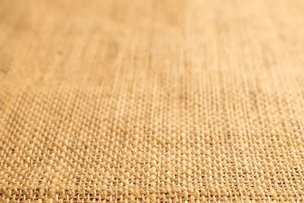 Jüt kumaş, makro, 30 derecelik açıyla çekilmiş..