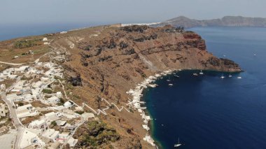 Susuzluk adası, Manolas başkenti ve Korfos limanı, Ege denizi, Kiklad, Yunanistan