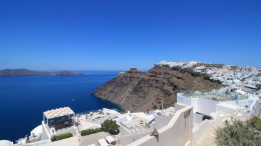 Santorini Adası, Caldera, Firostefani, Ege Denizi, Kiklad, Yunanistan
