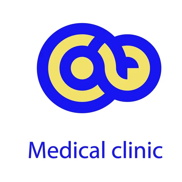 Beautiful Logo Medical Clinic — Stock Photo, Image