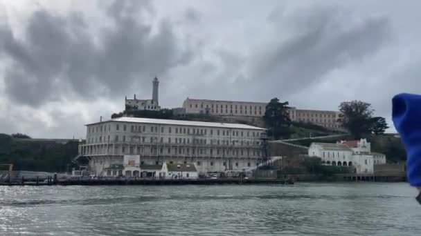 Famous Alcatraz State Prison San Francisco Bay State California United — Stock Video