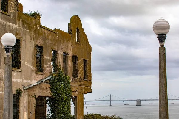 Foto Della Casa Guardia Della Prigione Federale Sull Isola Alcatraz — Foto Stock