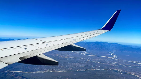 멕시코 바하칼리포르니아주의 루카스에 코르테즈해 태평양의 비행기에서 놀라운 사진이다 개념적 — 스톡 사진