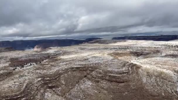 Voler Avec Hélicoptère Travers Partie Ouest Grand Canyon Colorado Par — Video