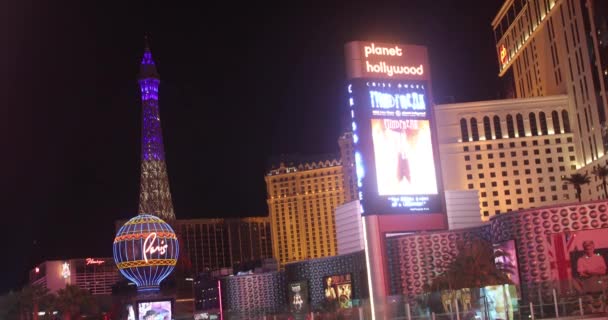 Las Vegas Eua Outubro 2023 Las Vegas Strip Que Rua — Vídeo de Stock