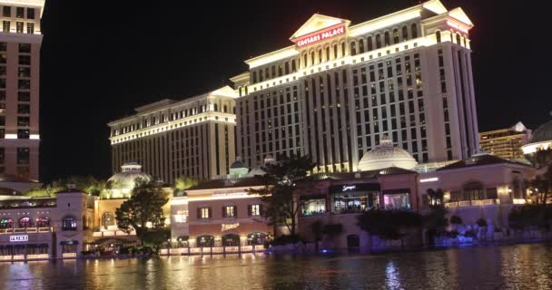 Las Vegas Usa November 2023 Foto Den Fantastiska Caesars Palace — Stockvideo